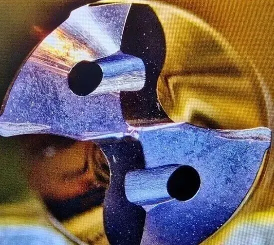 Custom solid carbide coolant-through drills designed for crankshaft oil hole drilling — showing optimised flute geometry and polished finish