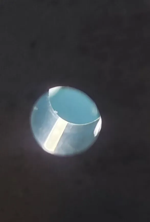 Machined bore result after reaming — H7 tolerance class and Ra 1.6 µm class surface finish (customer demo)